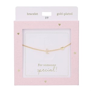 Depesche - Armbånd - Heart of Gold, Guld L